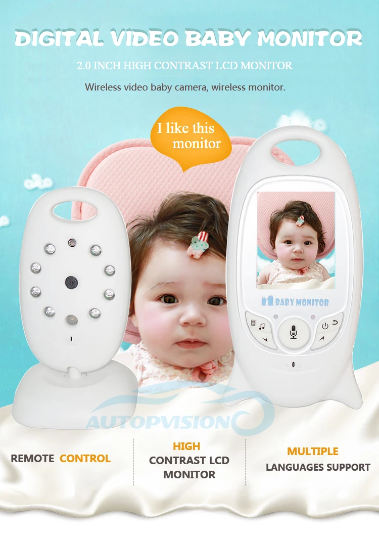 Беспроводная радионяня VB603 VB605 электронная видео няня камера ночного видения