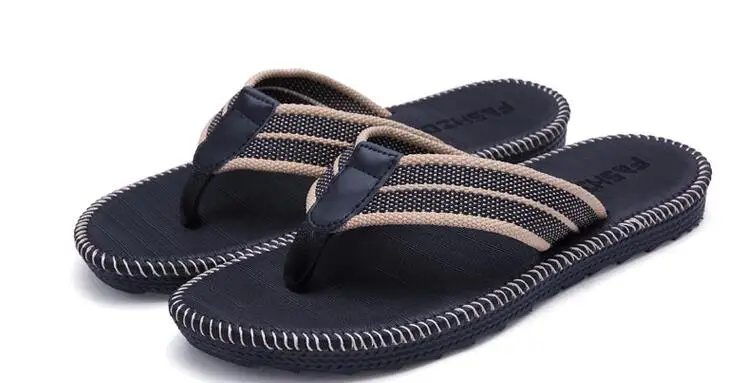 Шлепанцы мужские пляжные на плоской подошве сланцы роскошные сандалии для