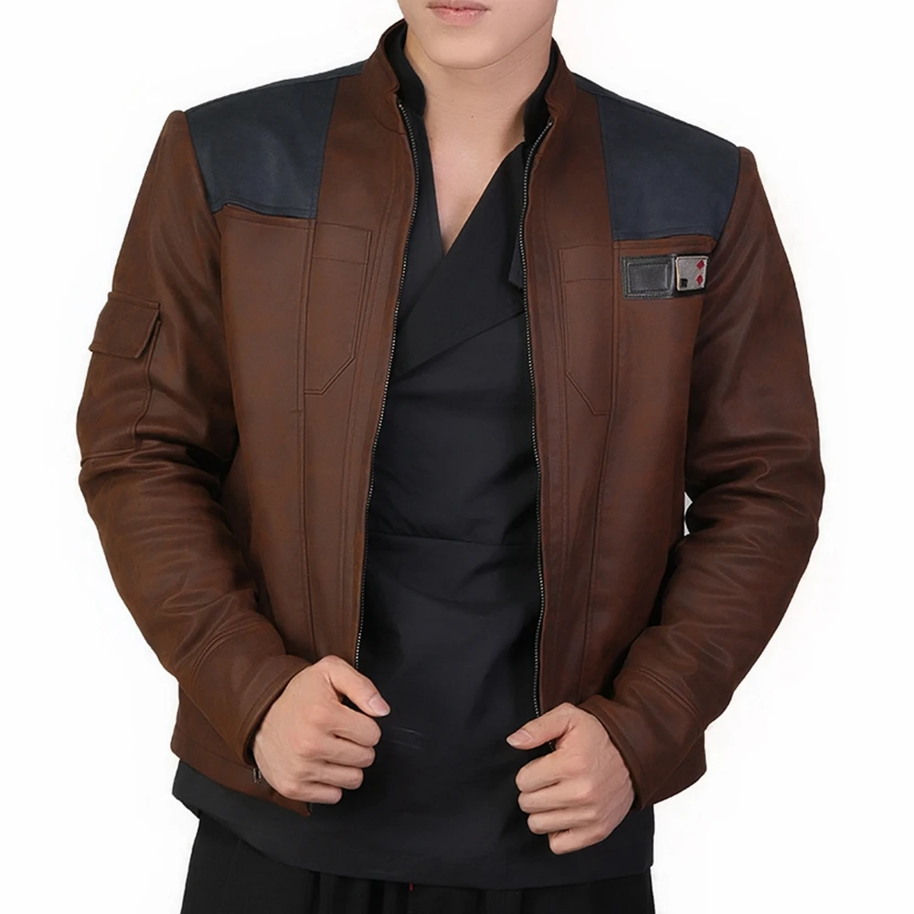 XCOSER Solo: A Star Wars Story Han Solo PU куртка и внутренний топ Косплей Костюм Набор 2018 модные
