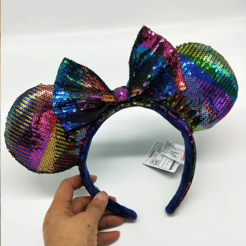 Disney 3D повязка на голову аксессуары Микки Маус Дональд Дак мультфильм стерео