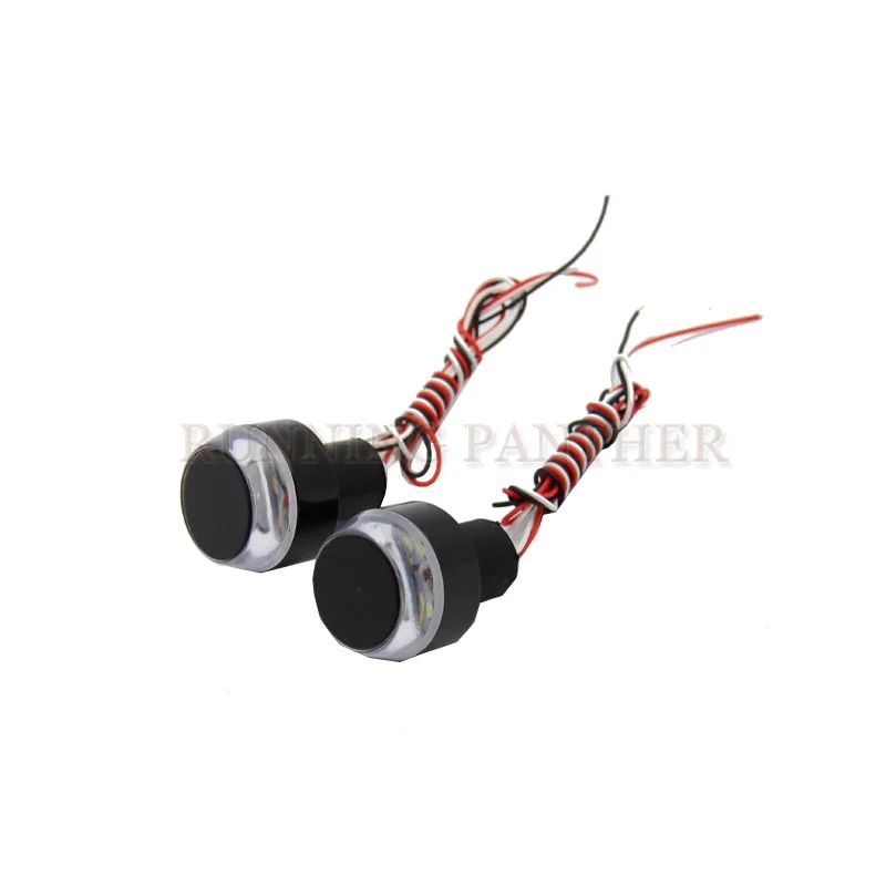 12V мотоциклов конец светодиодный поворотник светильник желтый белый мото