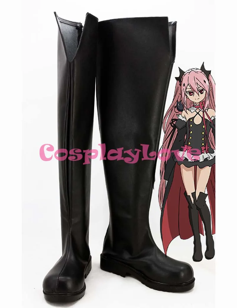 

Custom Made Japanese Anime Seraph of the End Krul Tepes Cosplay Boots Shoes For Halloween Christmas