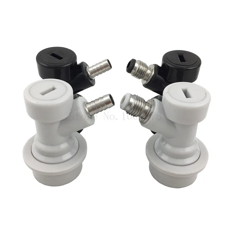 

4pcs/lot Cornelius Corny Beer Keg Ball Lock Disconnects Kit Flared - Barb & Thread For Homebrew Keg Tap Draft Beer Kegs