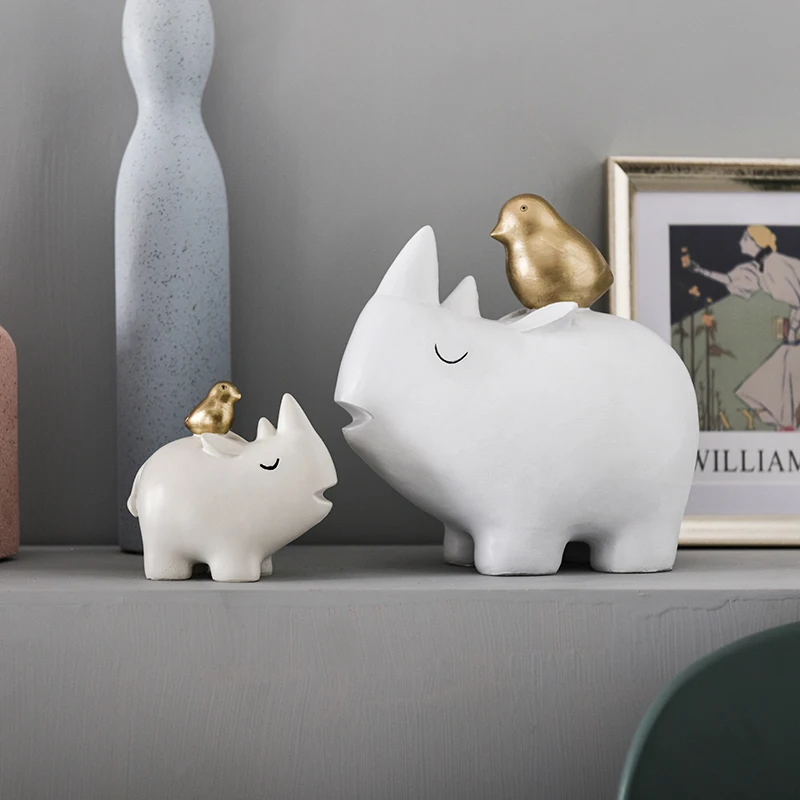 Креативное Скандинавское лекарство это фантазия птица носорог домашняя модель