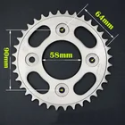 Задняя звездочка для мотоцикла Honda EZ90 CUB CD185 200 CB100 ST90, 34-36-45 T 428, модификация цепи, повышение скорости