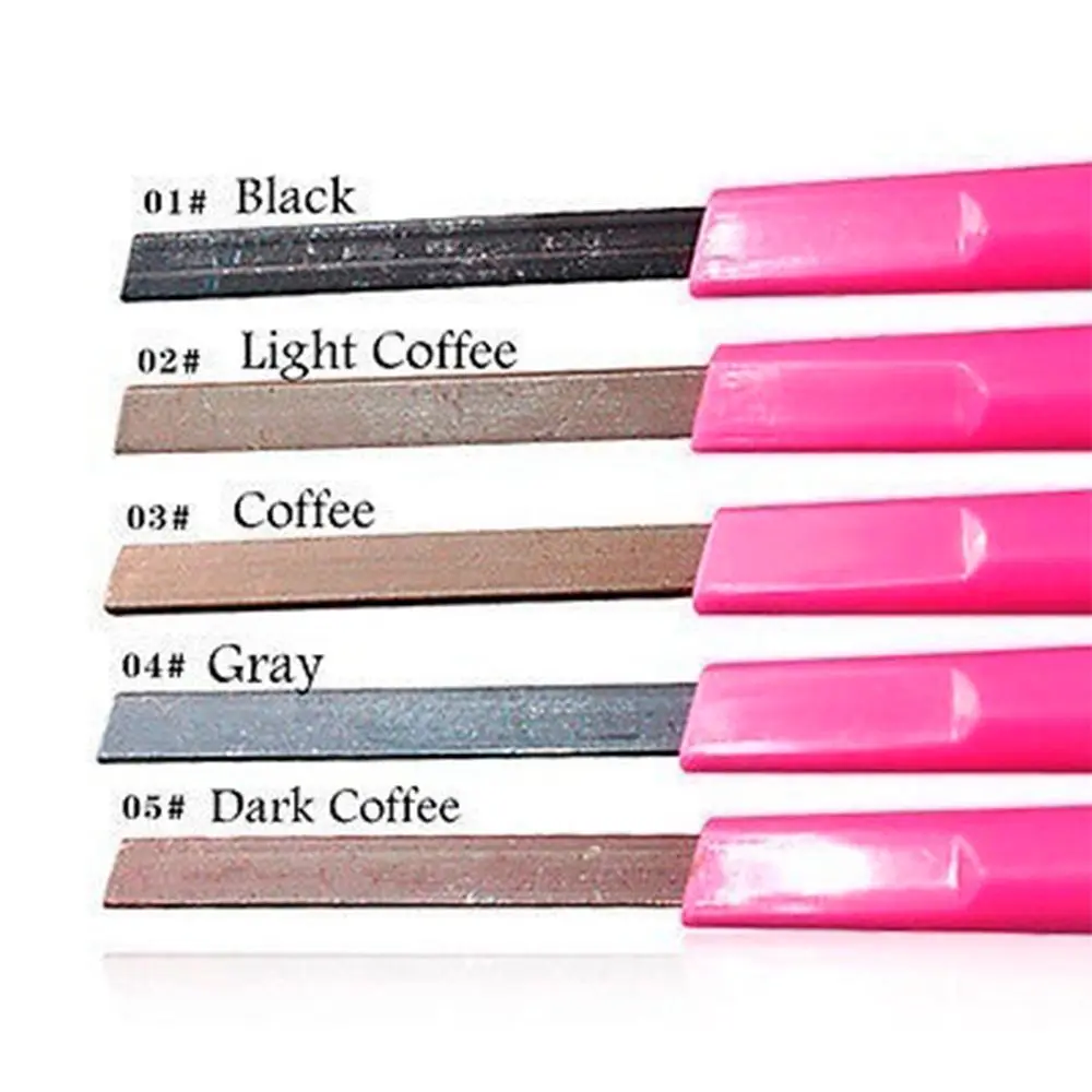 Автоматический водонепроницаемый карандаш для бровей 5 цветов подводка пудра