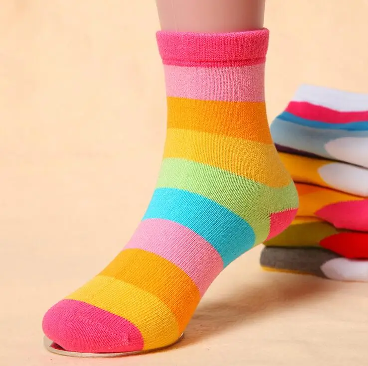 1 пара Хлопковые детские теплые носки для маленьких девочек Сезон весна осень