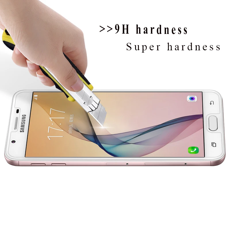 Закаленное стекло baixin для Samsung Galaxy J5 Prime On5 Защитная пленка экрана чехол телефона