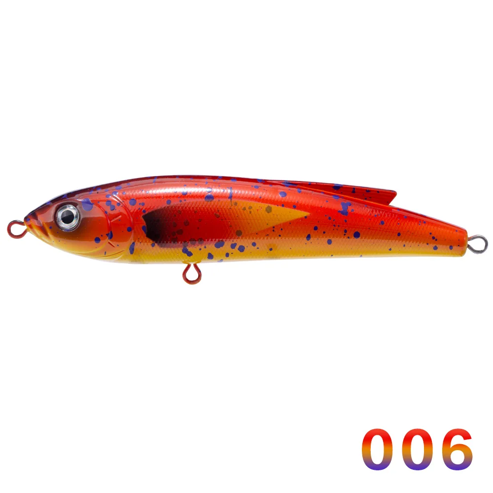 006 Hunthouse Тонущая приманка для рыбалки карандаш nomura master stickbait NBL9062 14 см 70 г для бас рыбалки с крючками происхождения pescar zander - Цвет: 006