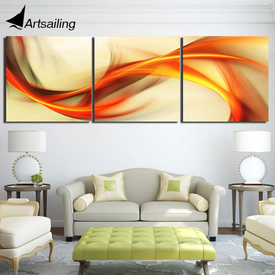3 панельных холста artsail настенное искусство холст абстрактные психоделические
