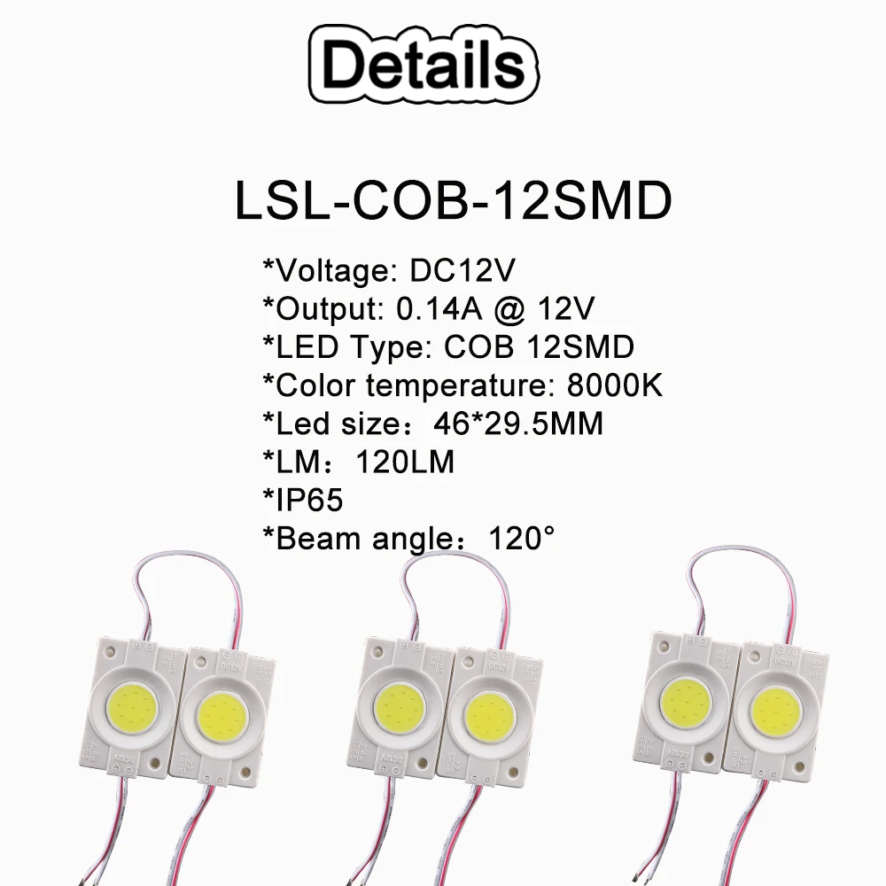 20 шт. LSL COB 12 SMD светодиодные полосы автомобильные световые полосы Декоративные Предупреждение ющий свет DRL водонепроницаемый светящийся знак доска для автомобиля световая коробка