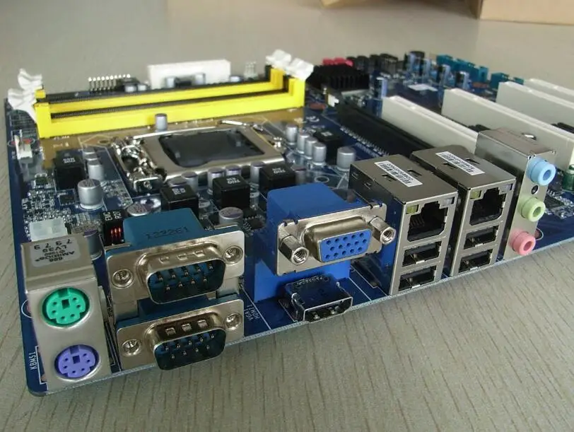 Оригинальная материнская плата IPC 100% OK, стандартная материнская плата 4 * PCI 2 * LAN 6 * COM LGA1155, ЦП с процессором