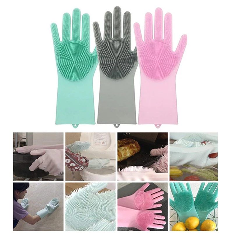 

Силиконовые перчатки для мытья посуды ванная кухня чистящие перчатки для работы по дому волшебные перчатки для уборки дома теплоизоляцион...