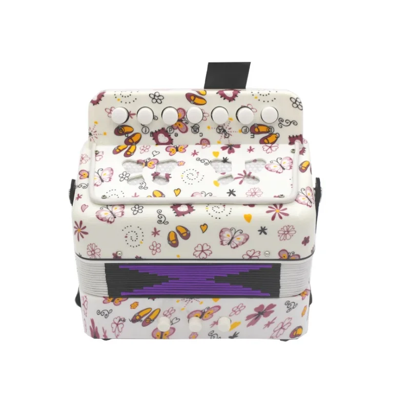 

BeatBox High Quality 7-Key 2 Bass Mini Accordion Educational Musical Instrument