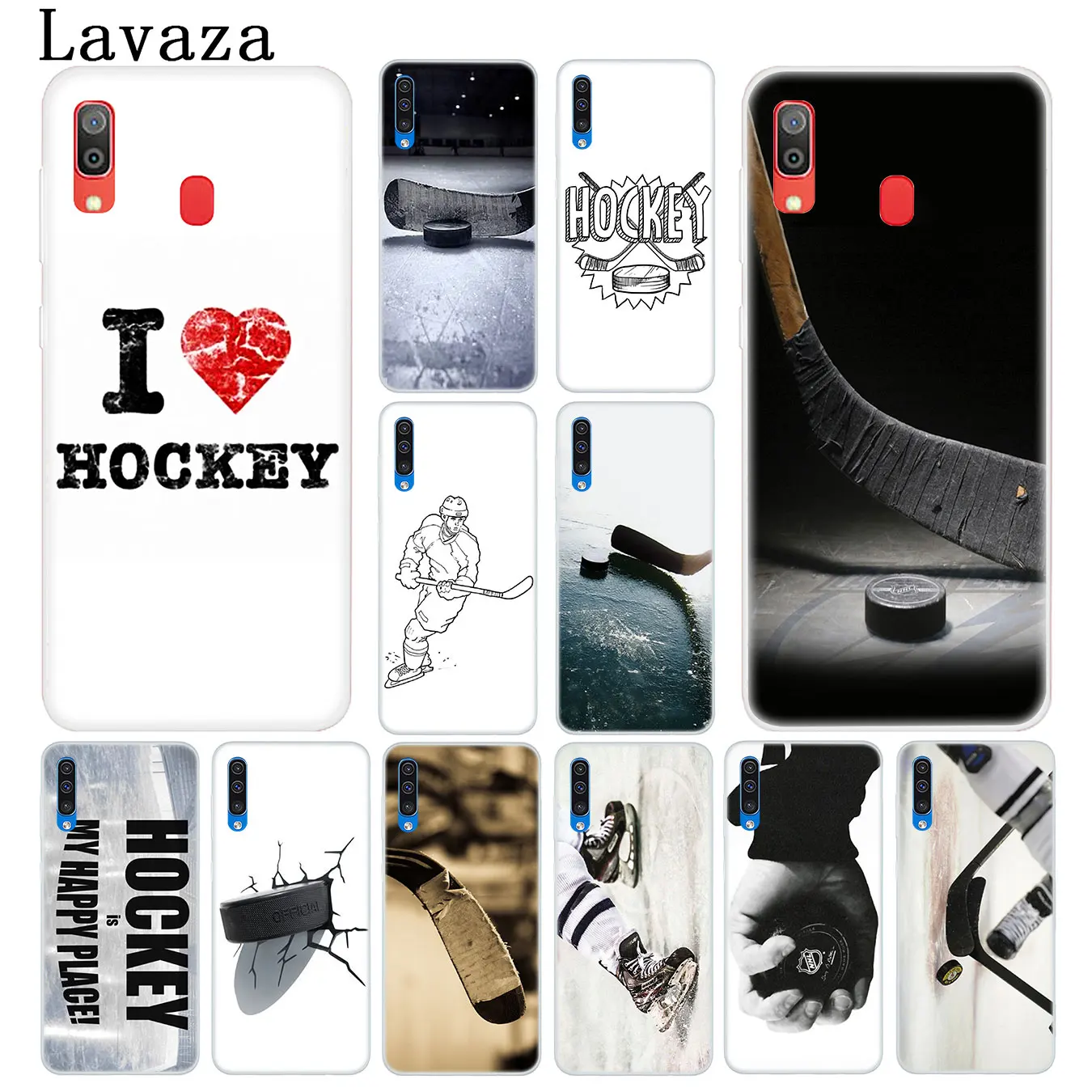 Твердый прозрачный чехол для телефона Lavaza Hockey Samsung Galaxy A10 A20 A30 A40 A50 A60 A70 M40 M30 M20 M10