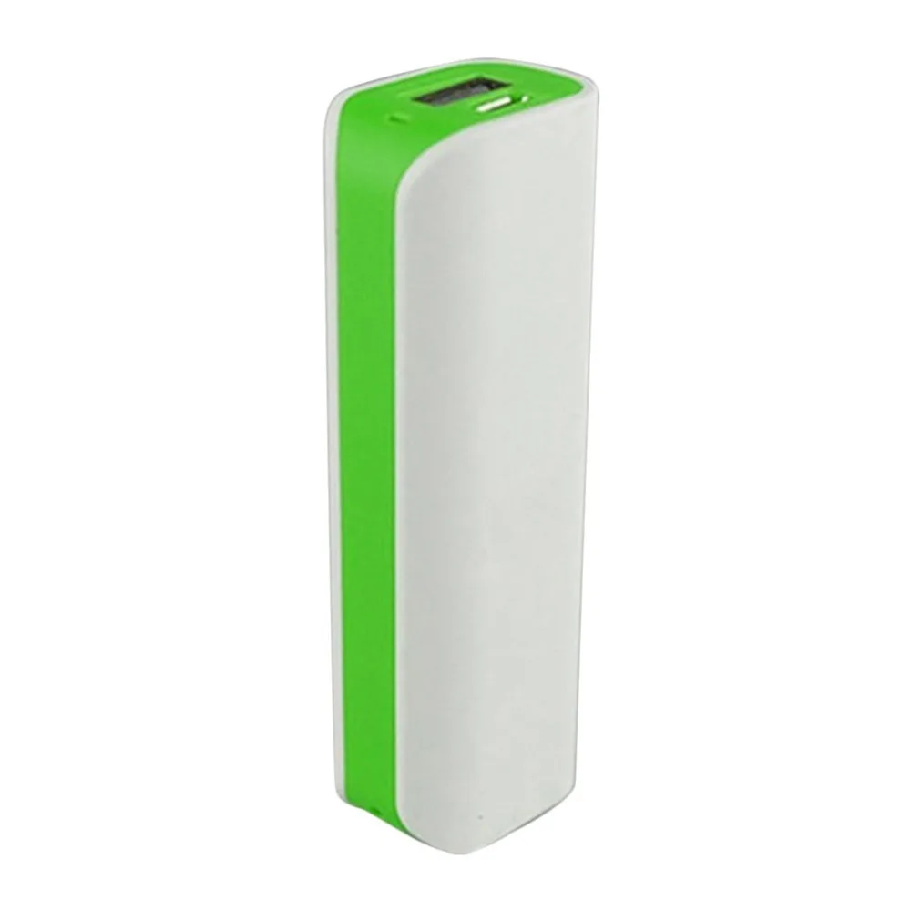 Green 1x18650 Внешний аккумулятор Сварка USB порт внешний аккумулятор PCB зарядное устройство чехол DIY Kit Зарядное устройство(без батарей - Тип штекера: Green