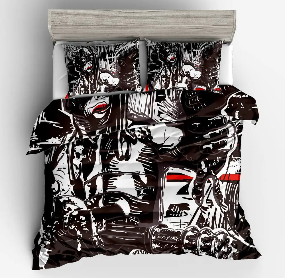 3 шт. Комплект постельного белья с пододеяльником и наволочкой | Дом сад