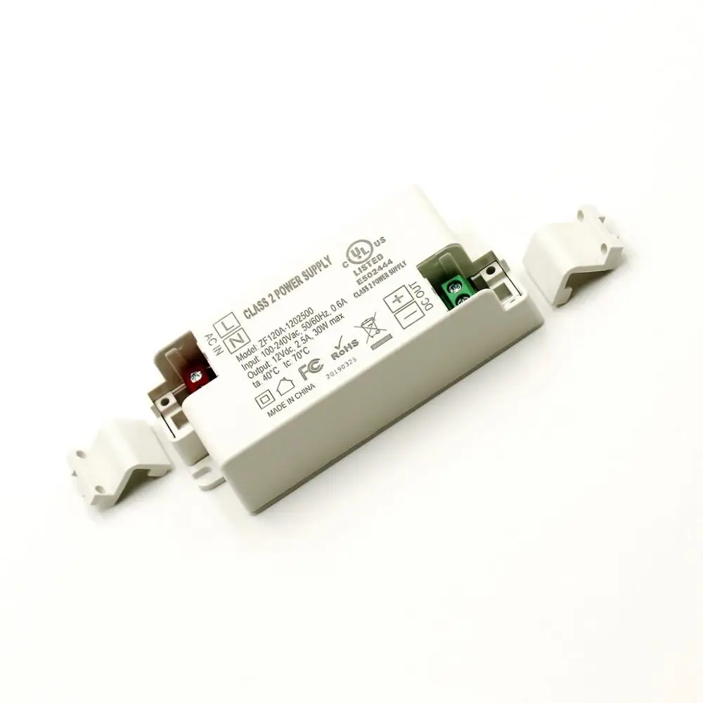 400 шт./лот UL CE RoHS DC 12V 2.5A светодиодный драйвер 30 Вт с постоянным напряжением |
