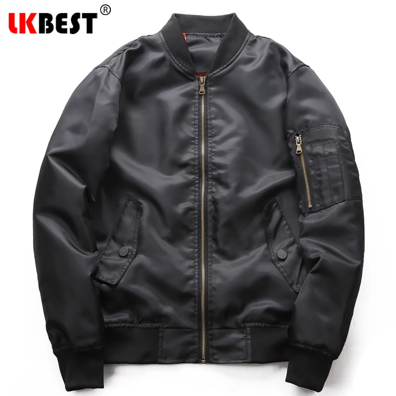 LKBEST Летающая мужская куртка Женская Тонкая зимняя для мужчин пилотная бомбер ВВС