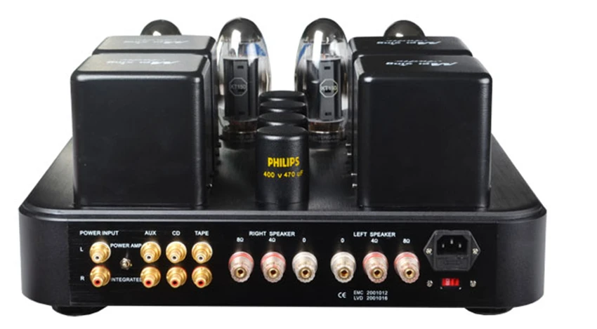 Q-016 Meixing mingda MC368-B5(KT120 110 Вт* 2)/MC368-B150(KT150 150 Вт* 2) Вакуумный ламповый Интегрированный усилитель UL/TR Выходная модель
