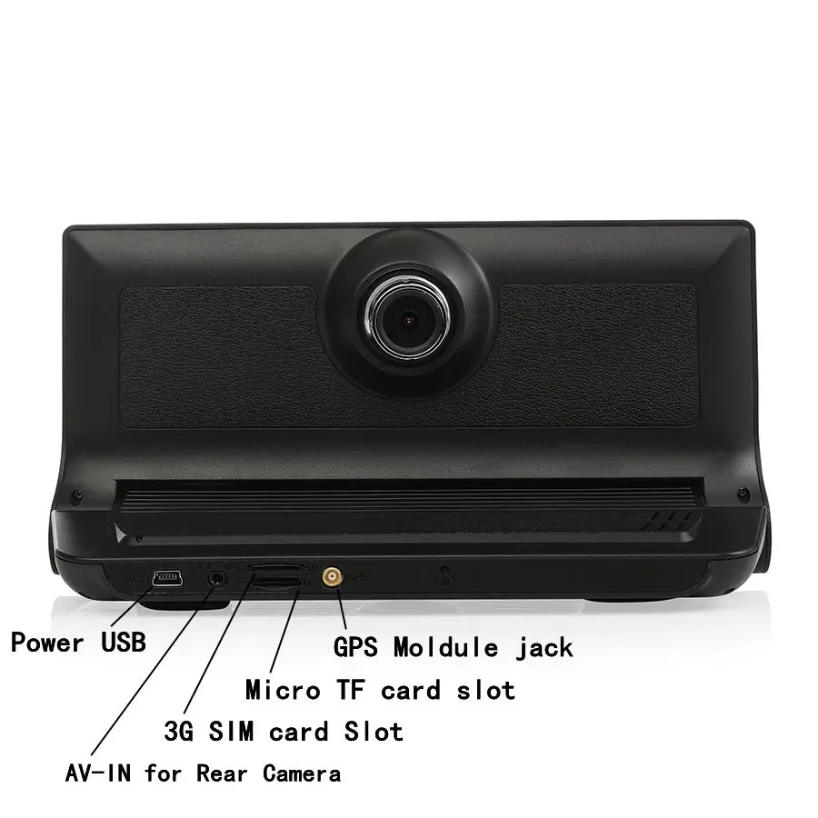 Otstrive 7 дюймов 3G GPS навигации Android 5.0 bluetooth Wi Fi dashboad DVR FHD 1080 P тире Камера Двойной