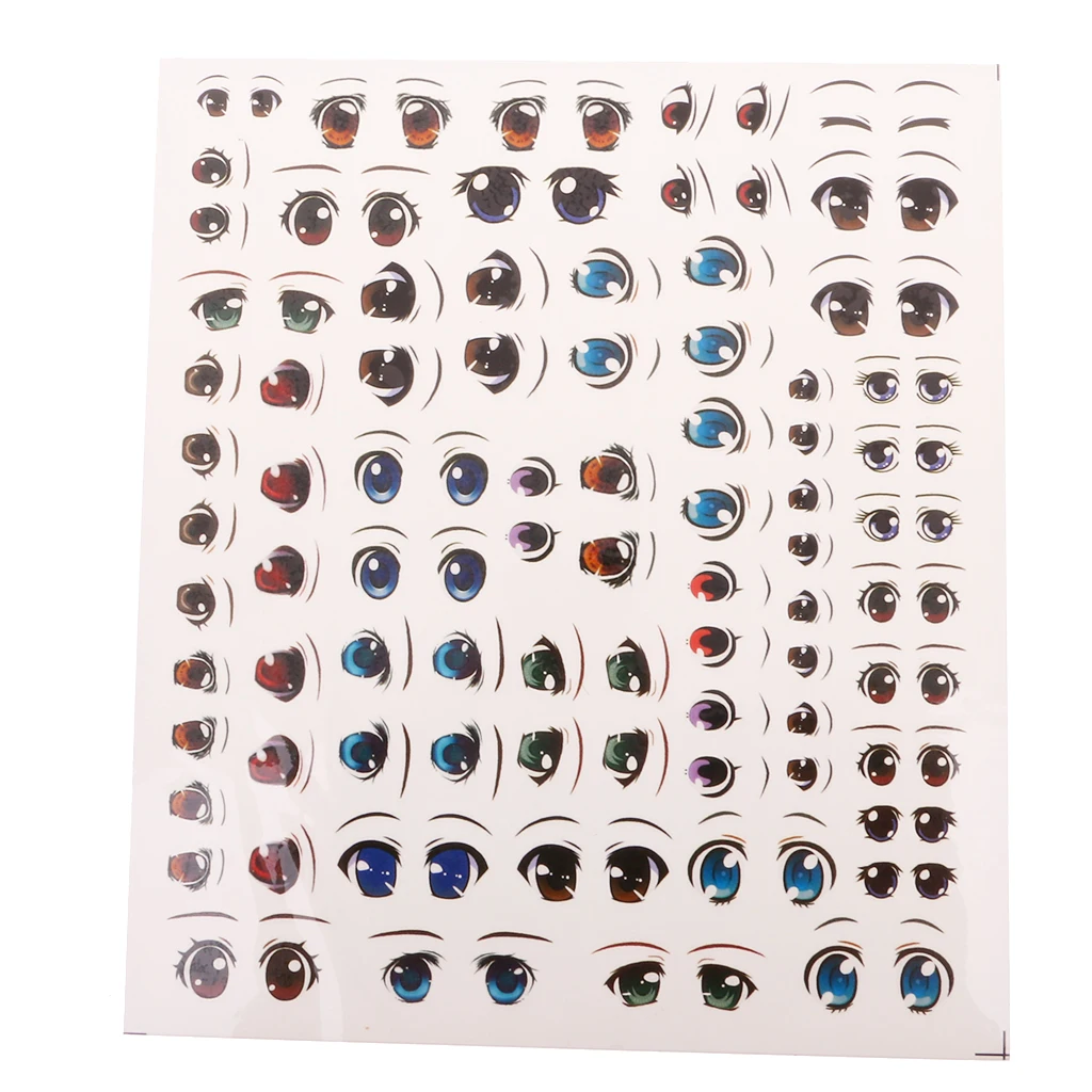 15 шт. Водные Наклейки для кукол 6x5 дюймов|decal eyes|decal waterdecal sticker |