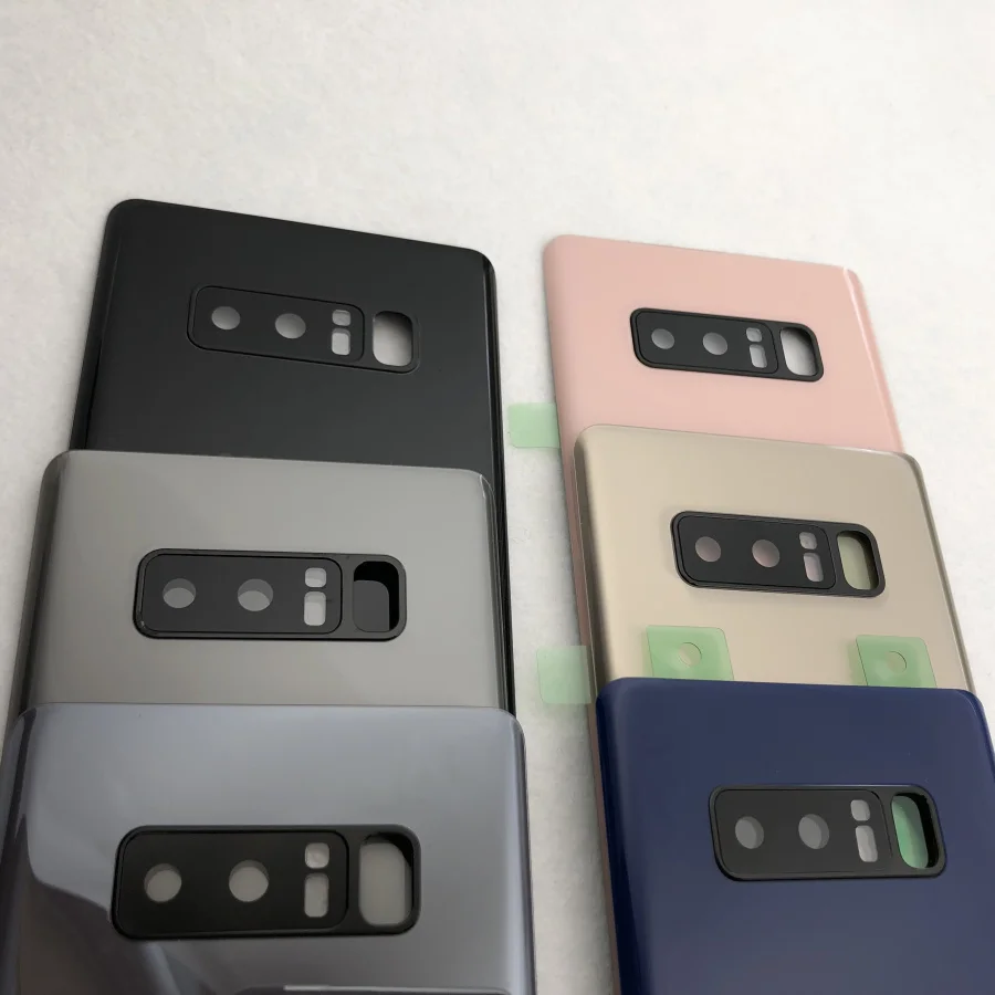 Note8 полный корпус чехол задняя крышка+ Передний экран стекло объектив+ средняя рамка для samsung Galaxy Note 8 N950 N950F N9500 SM-N950F