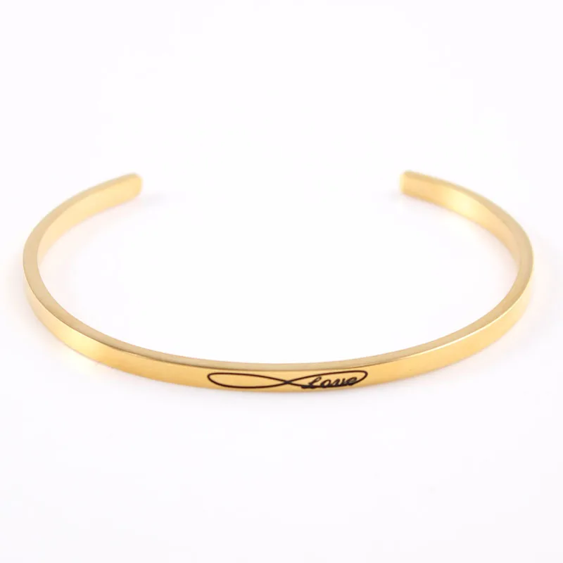 

2017 Engraved"YOUR ARE MY SUNSHINE" Stainless Steel Bracelets Engraved Positive Inspirational Quote Cuff Mantra Bracelet Bangle