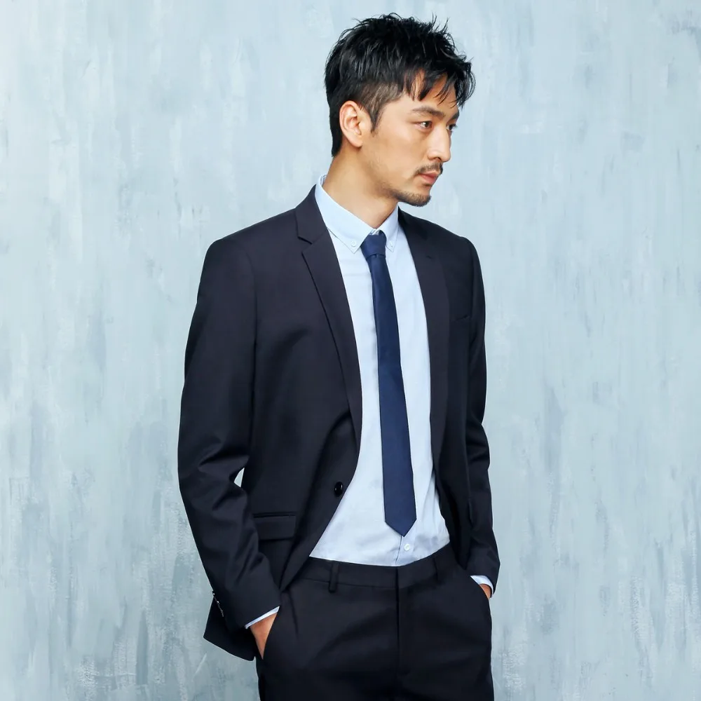 (Пиджак + брюки) роскошный мужской свадебный костюм мужские блейзеры облегающие