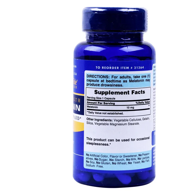 Помощь в улучшении сна помощь сне Бесплатная доставка сверхмощный мелатонин 10 мг