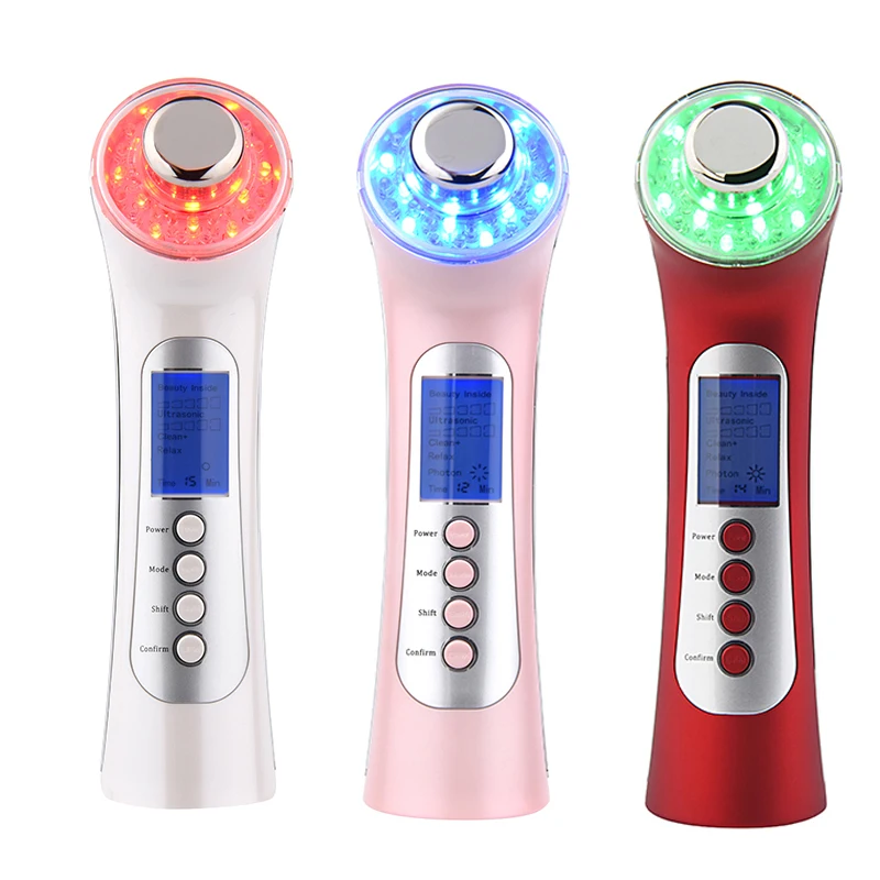 Vendre Masseur De Beauté à Vibrations Galvaniques, Nettoyage De La Peau Du Visage, Photon, Stimulant De La Peau, Traitement Des Rides, Acné