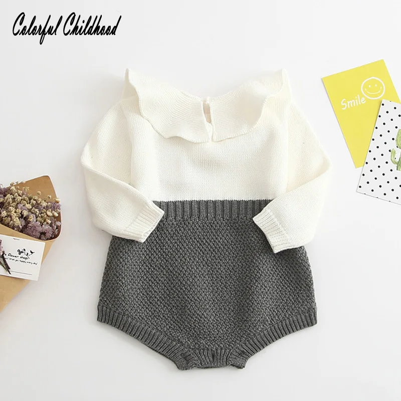 Комбинезоны для новорожденных девочек трикотажные комбинезоны с длинным