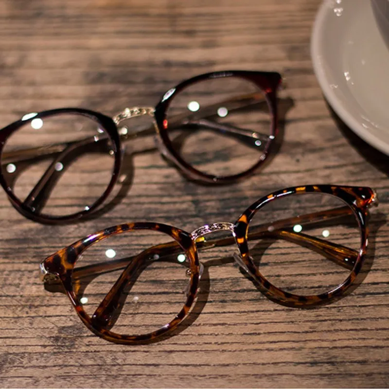 Ретро прозрачные очки для близорукости Дамские в форме &quotкошачий глаз&quot оправа