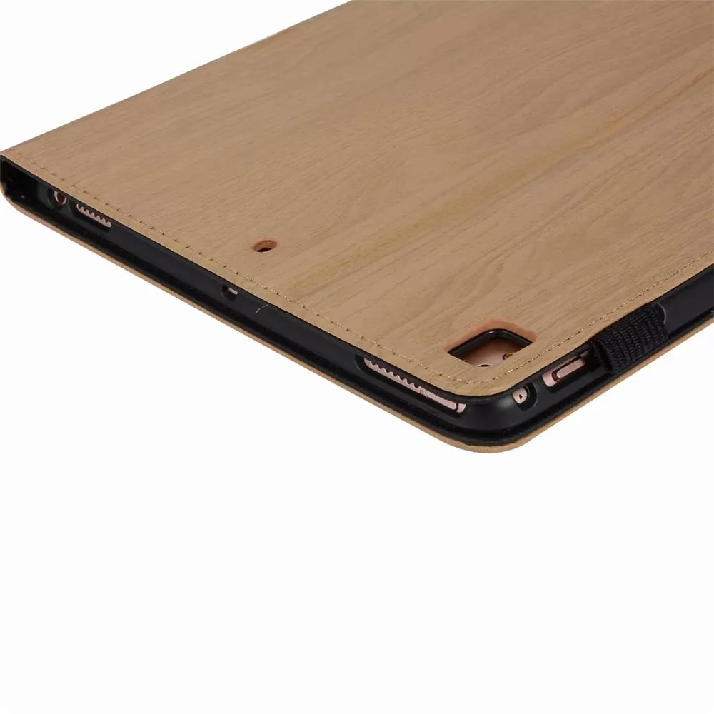 Для iPad Pro 9,7 чехол GOLP силиконовый мягкий ТПУ деревянный узор флип смарт-чехол для iPad 9,7 чехол