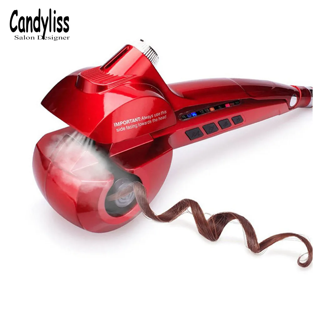 Щипцы для завивки волос с паровым спреем 110 240 В|Щипцы завивки| |