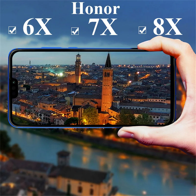 Защитное стекло из закаленного стекла для huawei Honor 8x 7x6x6 7 8 X X6 X7 X8 Защитная пленка для камеры huway Cam Защитная Броня 2.5d