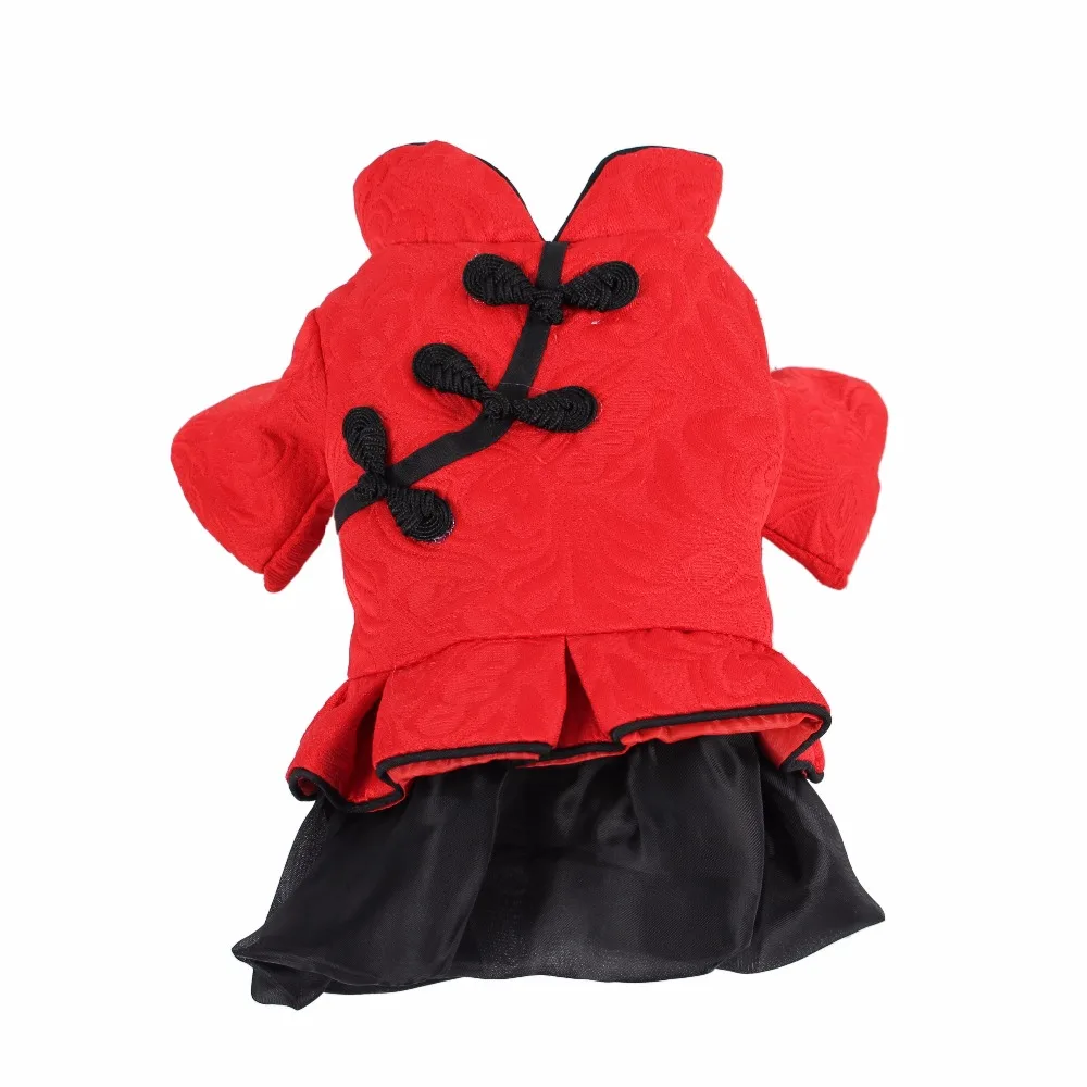 Одежда для кошек зимние платья одежда принцессы в китайском стиле домашних