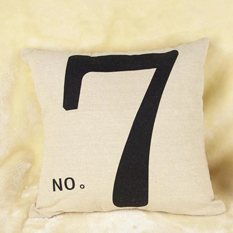 Дома Живет простой номер семь хлопок белье Площадь диван Автокресло Чехлы для