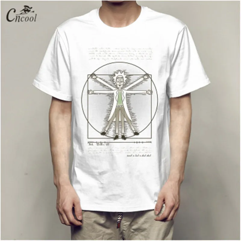 Cncool модные Рик и Морти Дизайн Для мужчин футболка короткий рукав индивидуальные