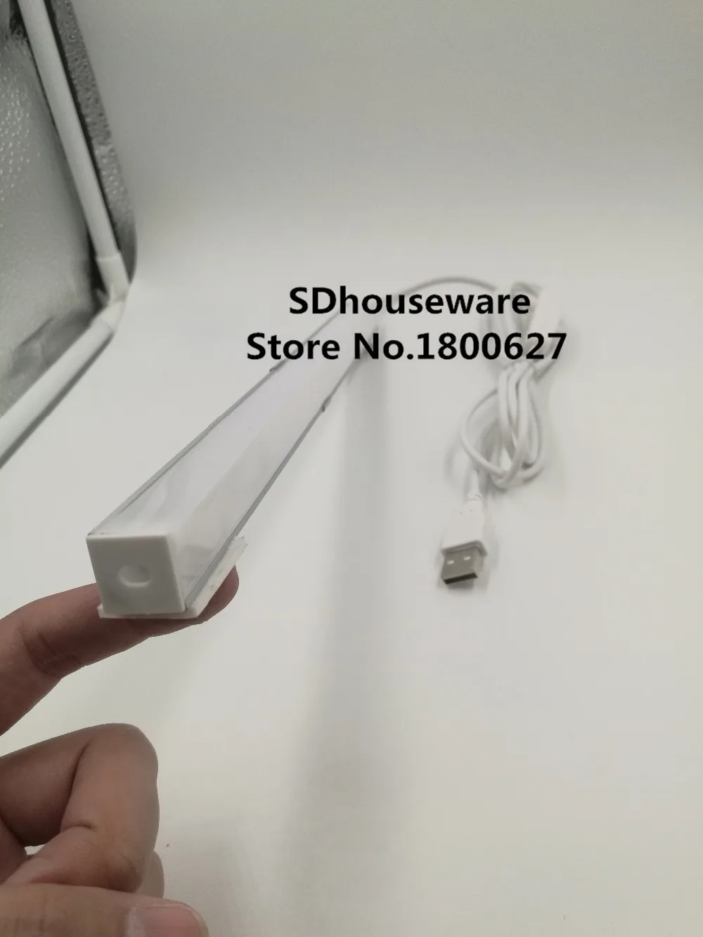 Светодиодный светильник для бара, USB 2835 Светодиодный, жесткая полоска, трубка с u-образным алюминиевым корпусом, для кухни, алюминий, для освещения шкафа, для чтения, стола, Tabl