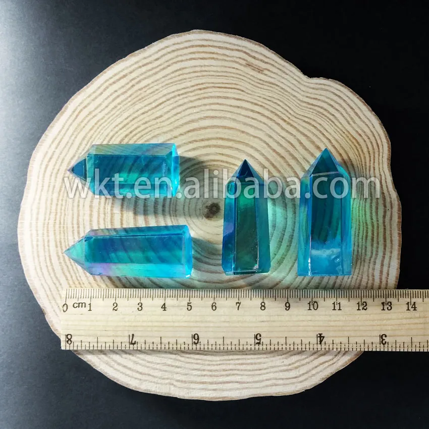 WT G126 водная аура кварцевая кристальная палочка волшебная точка ауры исцеляющая