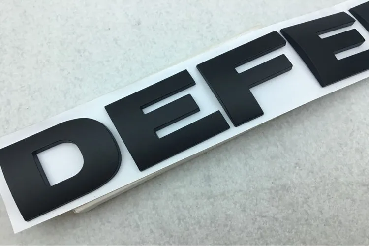 

ABS Пластик черный DEFEN-DER эмблема значок Логотип 3D
