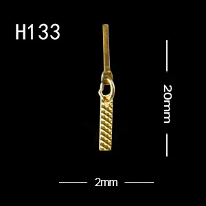 3pcs H133 3 шт./лот Новинка 3D Золотой металлический сплав Крест Луна Стразы в форме сердца болтаются Подвески дизайн ногтей Декор - Цвет: 3pcs H133