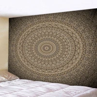 large size wall mandala tapestry bohemian wall hanging art carpet blanket yoga mat decorative vintage gray tapestry for home