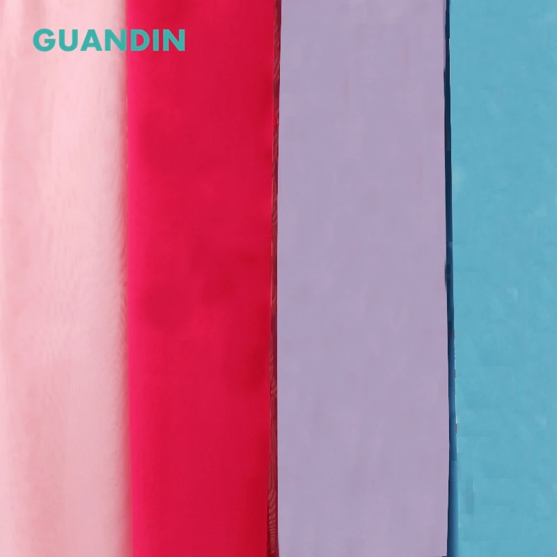 GUANDIN шифоновая ткань летняя драпировка одежда подкладка жоржет черная газовая