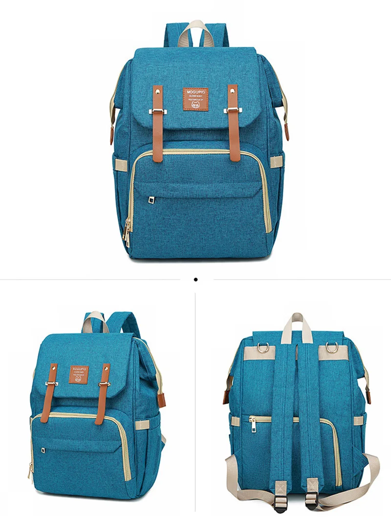 Baby Diaper Bag Backpack Mummy Daddy USB Backpack Stroller Nappy Bag Waterproof Oxford Handbag Nursing Bags Kits Maternity Bags