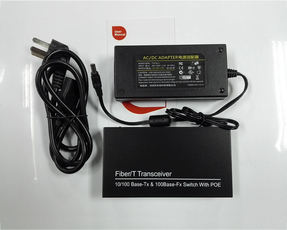 8-канальный коммутатор POE 8-портовый сетевой Ethernet 10/100 м IEEE802.3af/на стандартный