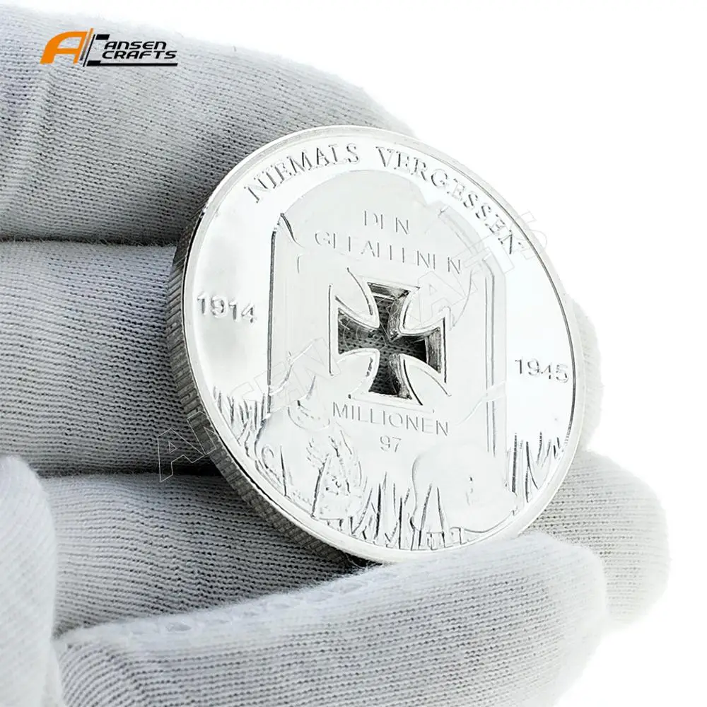 Немецкая военная монета нимбал времен 1 мировой войны|emblem|emblem military |