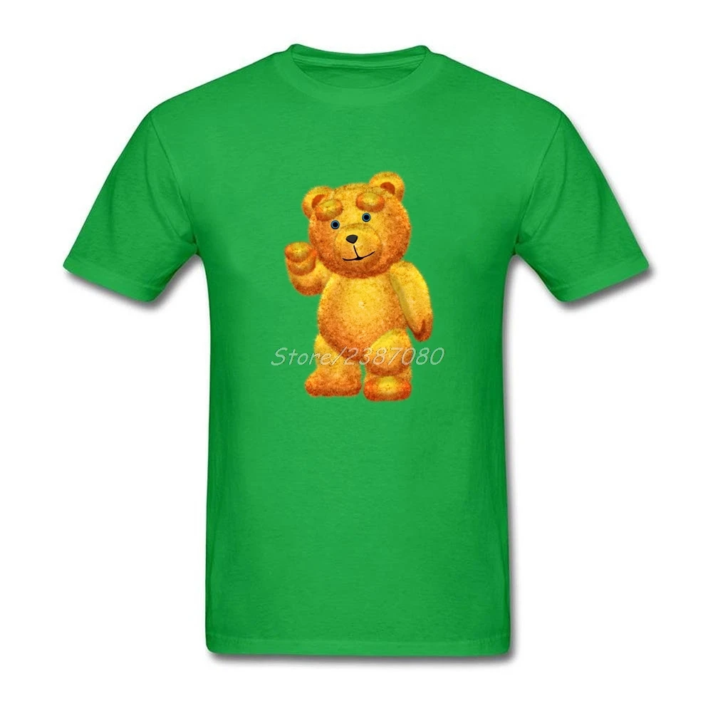 Популярная футболка Lazzy Teddy bear Kpop хлопковые футболки 3XL с коротким рукавом для