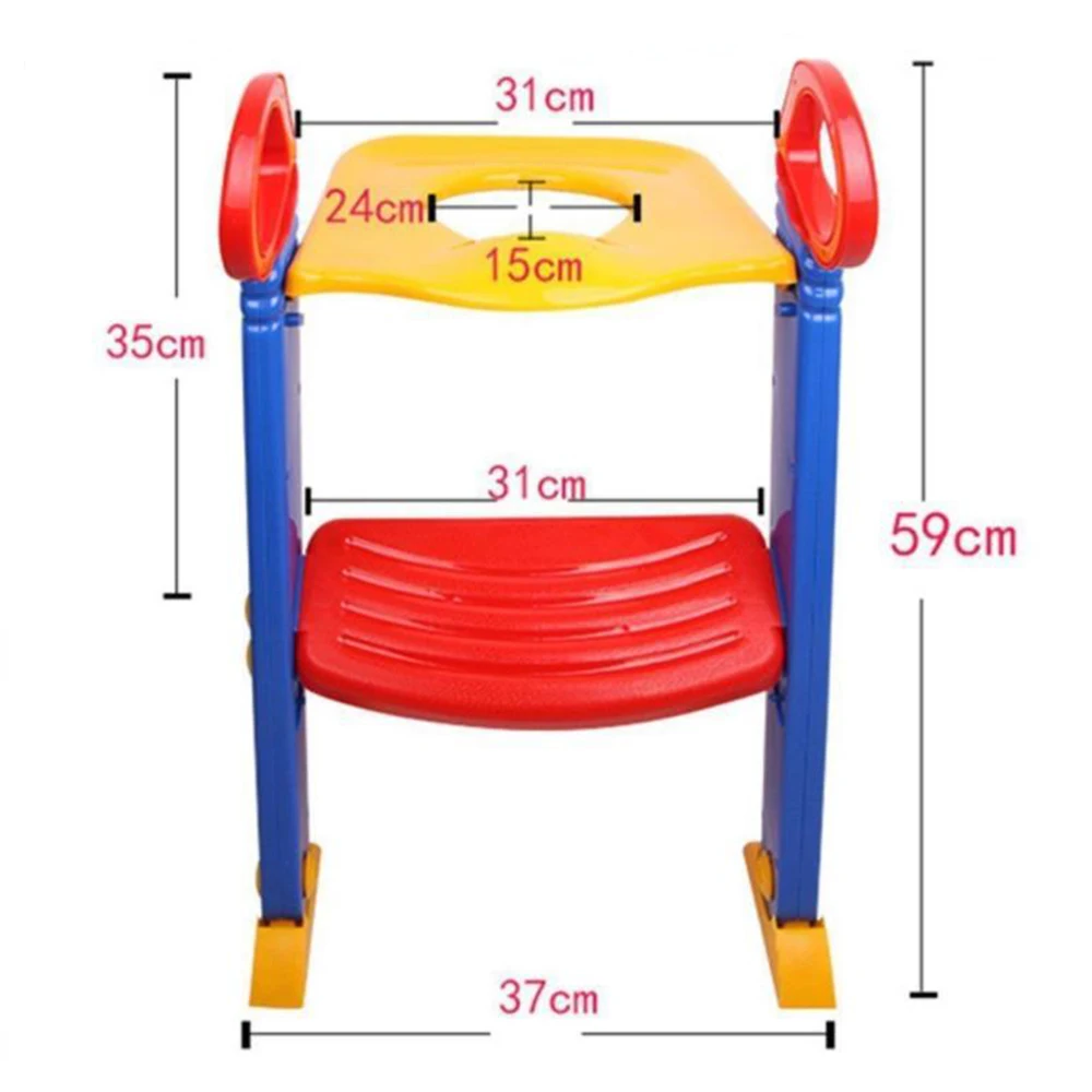 Детский тренировочный унитаз противоскользящий складной стул с двойным